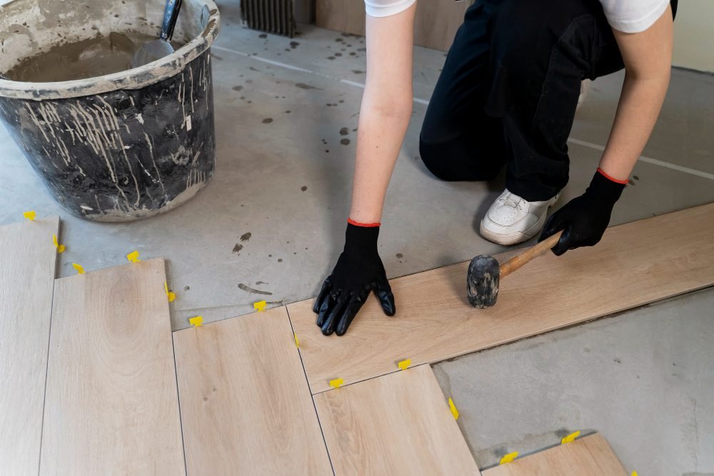 Carrelage imitation parquet