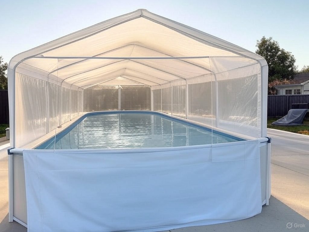 Abri piscine hors sol