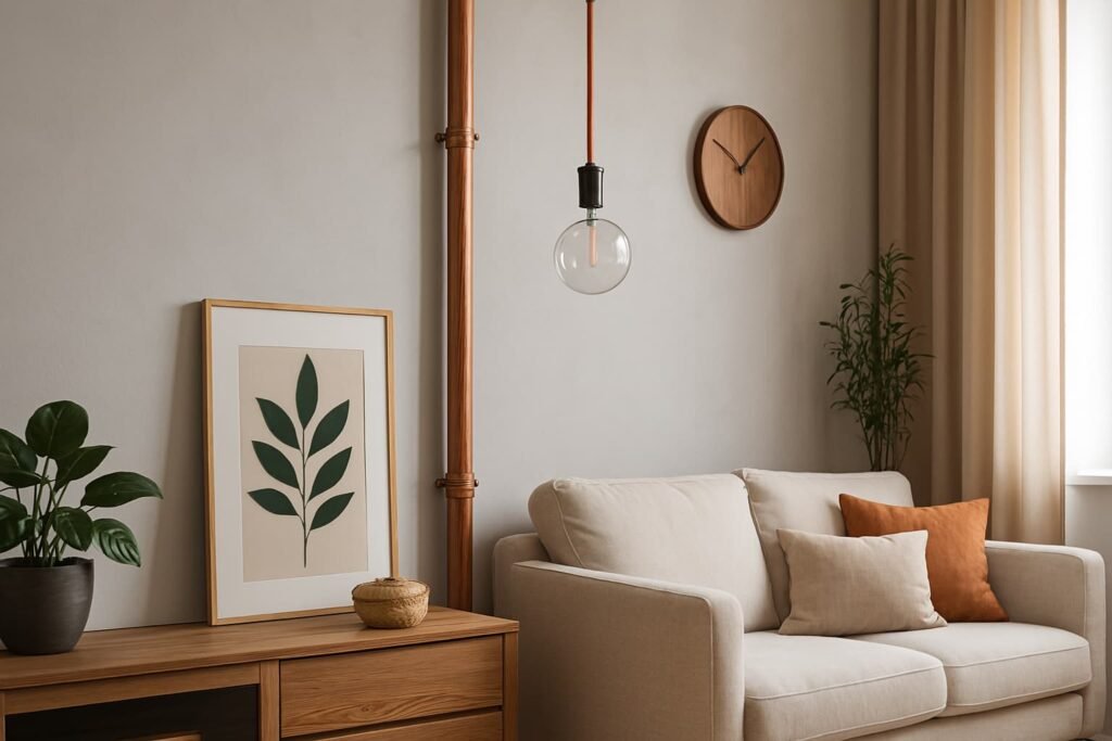 Comment décorer un tuyau apparent