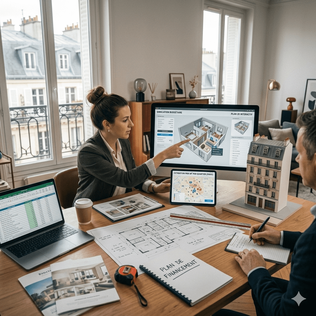 Préparer projet immobilier grâce aux outils en ligne
