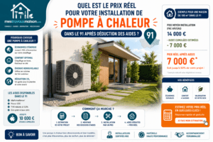 Prix d'une installation de pompe à chaleur dans le 91