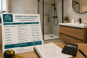 Prix rénovation salle de bain 6m²