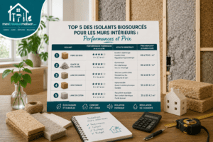 Top 5 isolants biosourcés pour murs