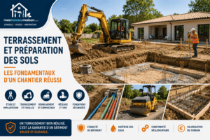 Terrassement et préparation des sols